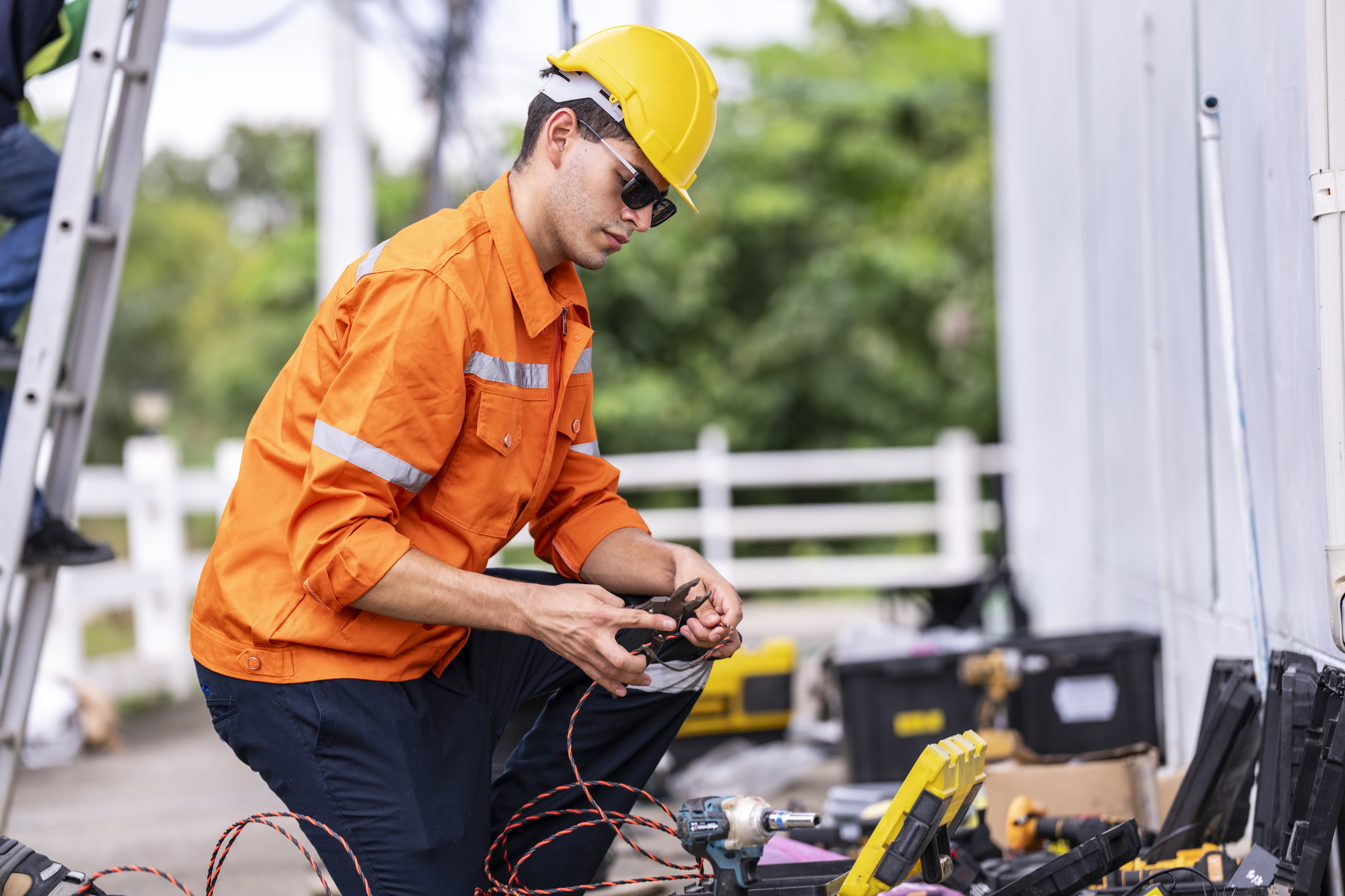 Elektrische Risiken bei temporären Arbeitsplätzen