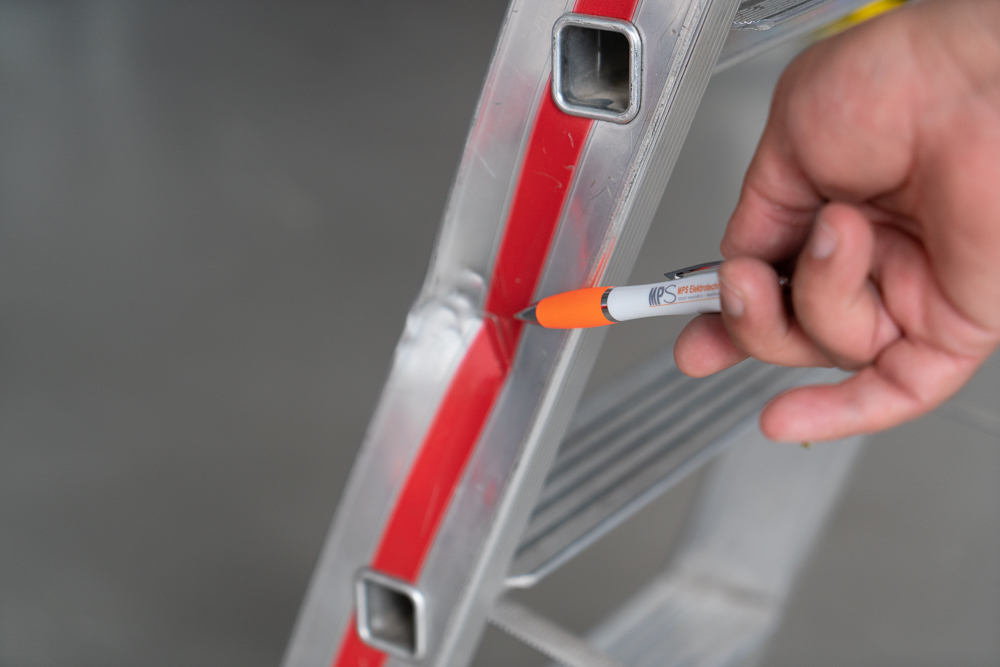 Prüfung von Leitern, Tritten und Kleingerüsten